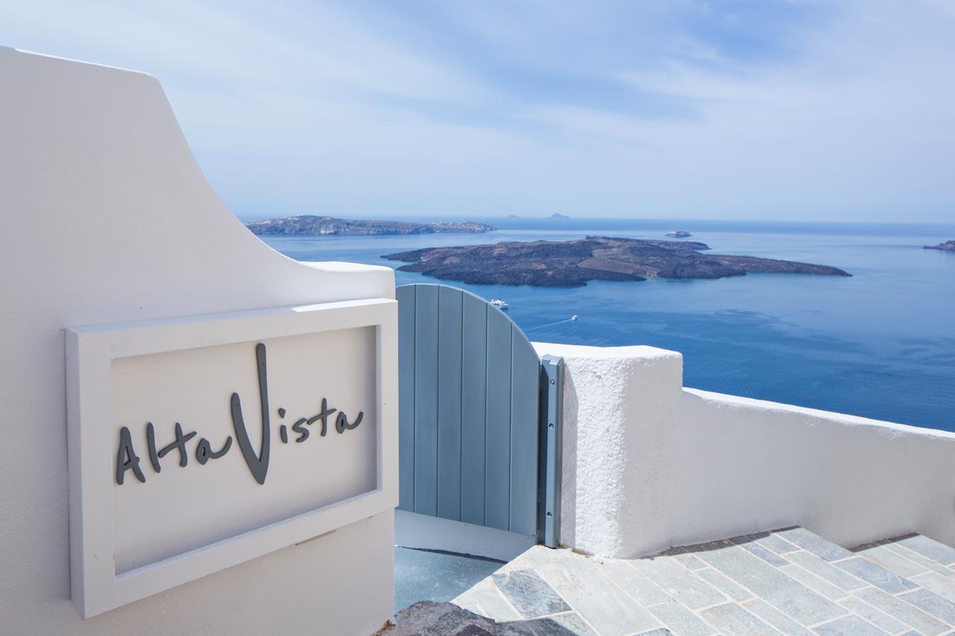 Alta Vista Suites Фира Екстериор снимка